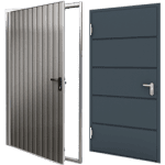 dvere pro montované garáže s omítkou můžou být zateplené i nezateplené