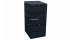 Kovový černý box na popelnici o objemu 120 l