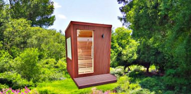 Venkovní sauna s terasou