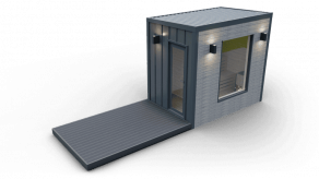 Finská sauna s terasou