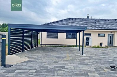 Montovaná pergola se izolovaným stropem