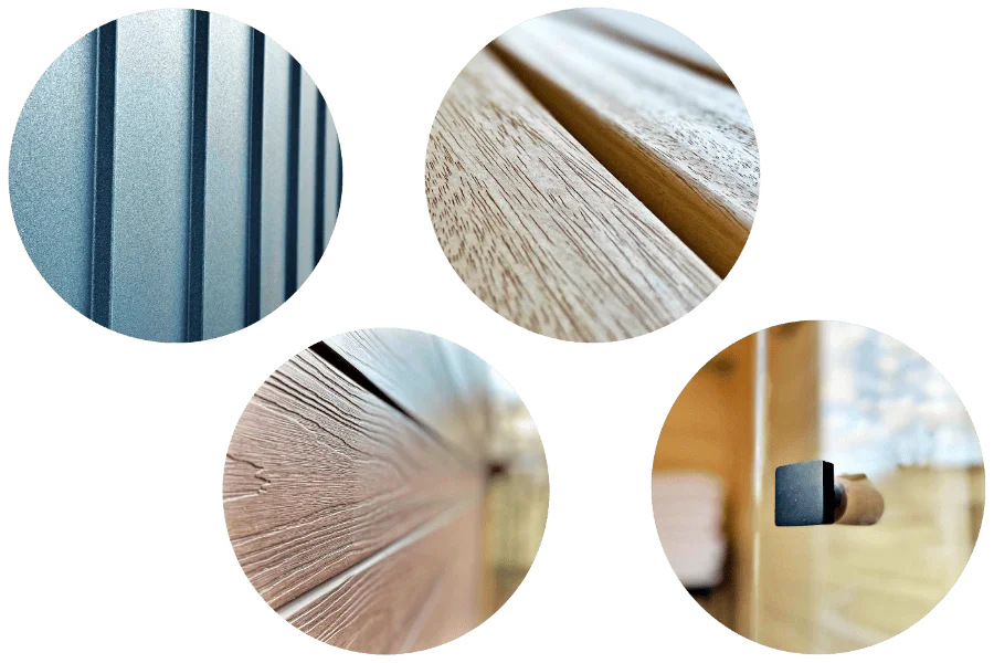 Materiály pro interiér a exteriér