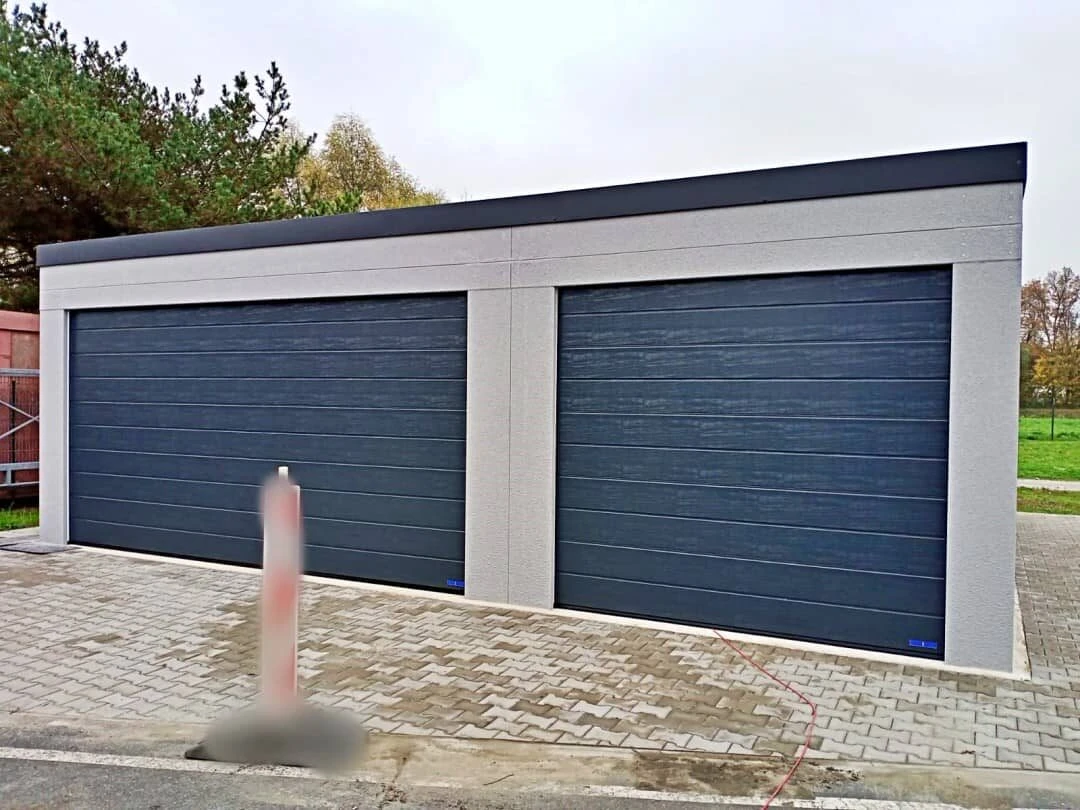 Prefabrikovaná dvojgaráž s atypickou výškou