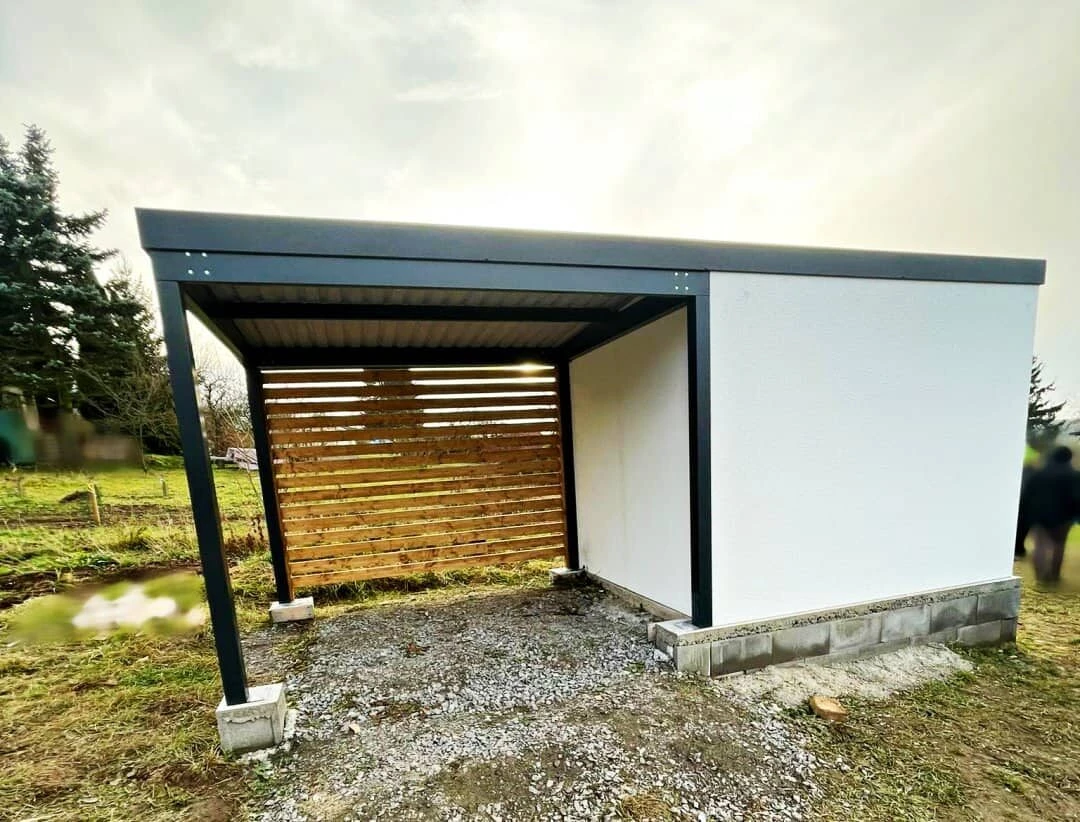 Montovaný záhradný domček realizovaný novou konštrukciou