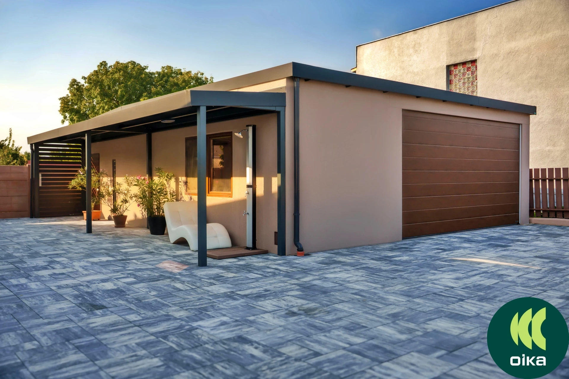 Prémiová garáž s hotovou omítkou