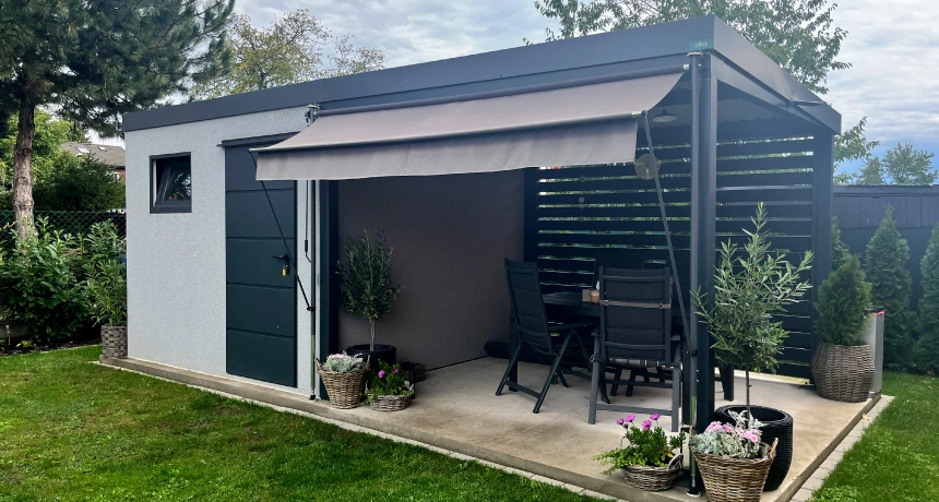 Stylový domek s posezením teď se slevou až 90&nbsp;000&nbsp;Kč