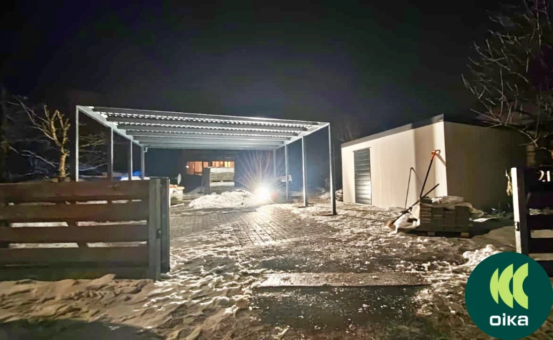 Přístřešek a Zahradní domek