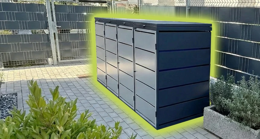 Stylové boxy na popelniceteď o 10% levněji