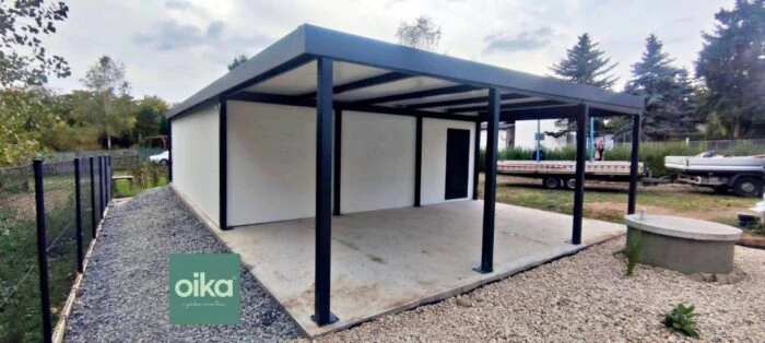 Montovaná garáž s parkovacím miestom