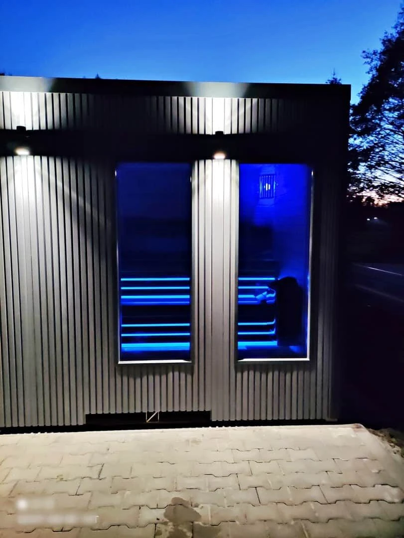 Venkovní finská sauna 3 x 2 m