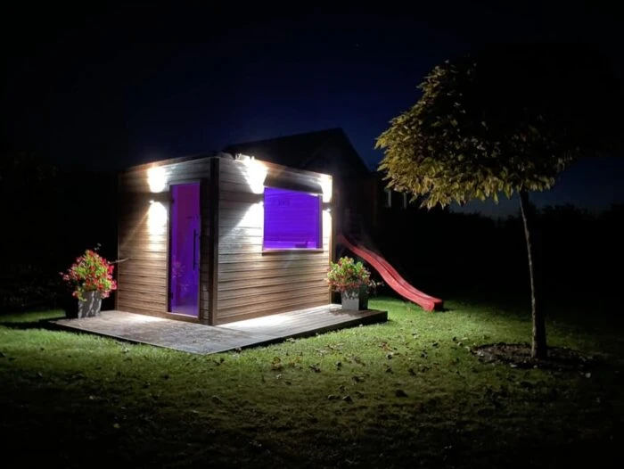 Vonkajšia fínska sauna