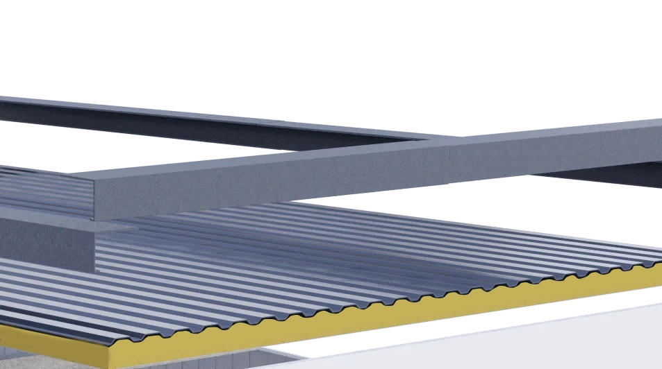 Střešní krytina montované garáže